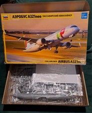 Zvezda 7043 Airbus A321neo Plastic Model Kit 1:144 Scale