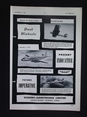 Original 1953 advert - 1953,