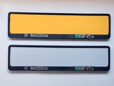SKODA VRS number plate holder