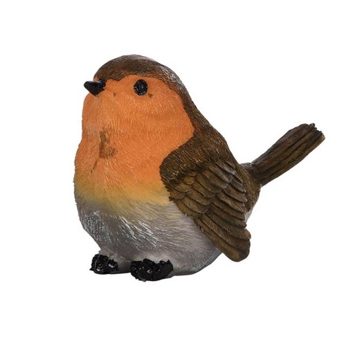 Polyresin 15cm robin garden - 15cm,