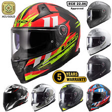 LS2 FF811 VECTOR II ECE22.06 DUAL VISOR FIBREGLASS FULL FACE MOTORCYCLE HELMET