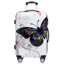 B-Stock Hard Shell Suitcase Trolley Luggage Case Lightweight Cabin ABS
