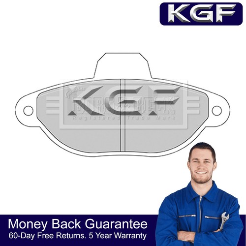 Kgf front brake pads set - front, fits