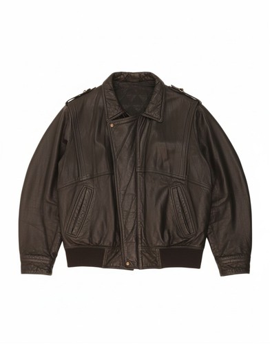 Vintage mens leather jacket - leather, uk
