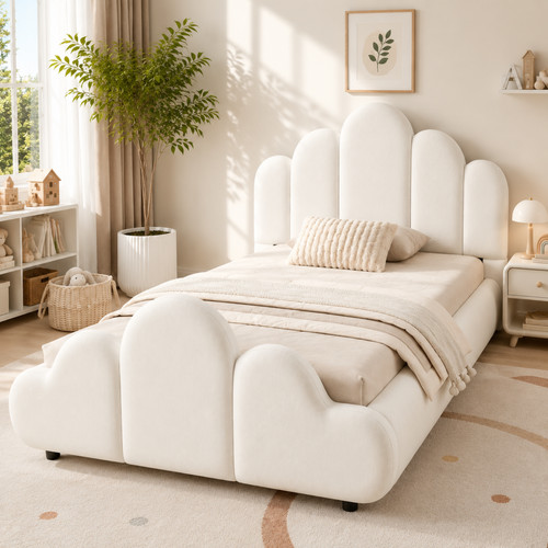 3ft single upholstered bed - 3ft,