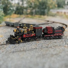 To The Future Jules Verne Time Train Building Blocks 880 PCS Model Toys