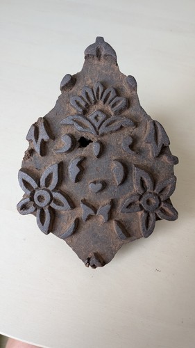Vintage indian wooden printing - vintage,