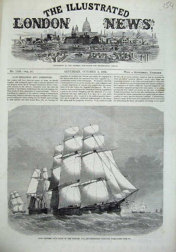 Old antique print - antique, 1869