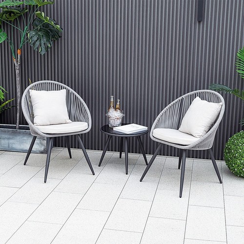 Piece woven rope balcony - 3,