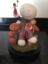 Doug Hyde Cold Cast Porcelain Sculpture “Make A Wish” COA Ltd Ed 61/95