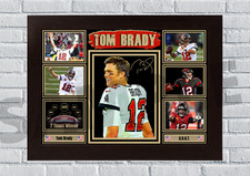 Tom Brady Tampa Bay Buccaneers NFL memorabilia autograph print Bucs signed #54