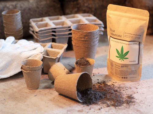 Canabis peat substrate - substrate, /