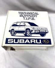 Subaru Technical Support T.I.P.S. MSA5T9900A Binder