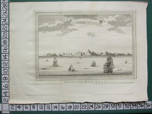 C1750 georgian print view of - view,