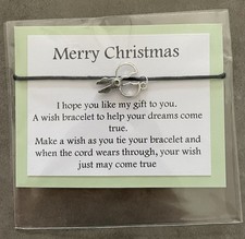 Hairdressing Scissor Charm Wish Bracelet Christmas Gift