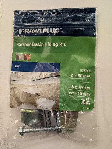 Raw plug corner basin fixing - basin,