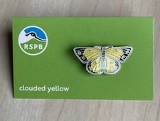 RSPB-Pin Badge CLOUDED YELLOW