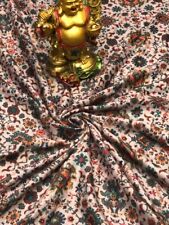 Indian Pure Cashmere Printed Pashmina Warm fabric Dressmaking Material 45''