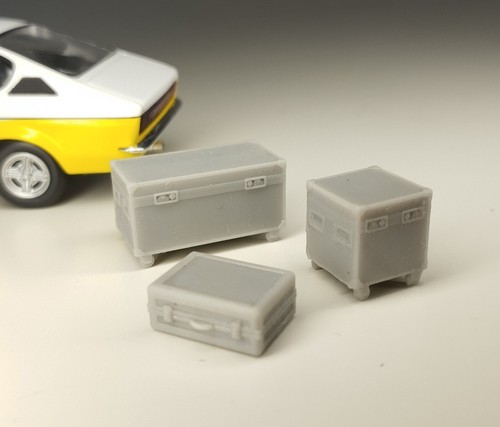 Flight cases diorama - 1/43,