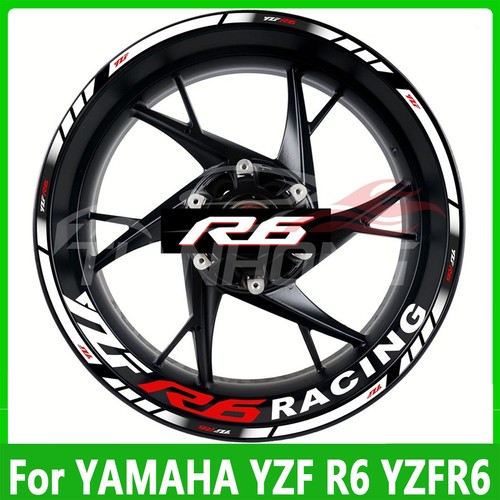 Motorcycle bike wheel decals