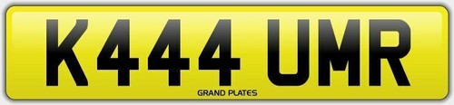 Kumar number plate - k444, umr