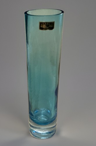 Whitefriars blue glass - blue, vase