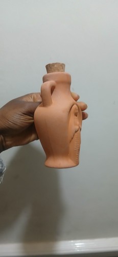 Handmade terracotta holy water - handmade,