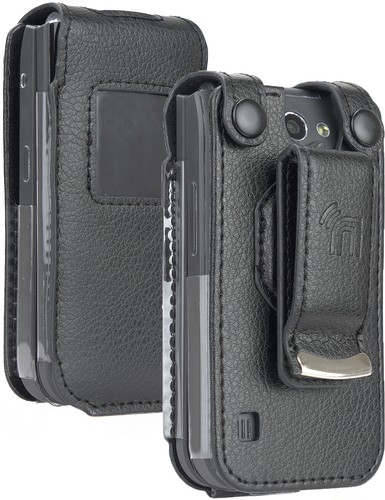 Black vegan leather case - vegan,