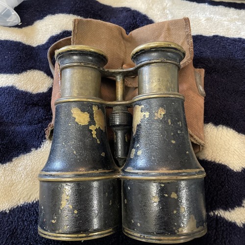 Ww1 military binoculars marked - military,