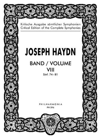 Symphonies nos 81 - symphonies, 74-81