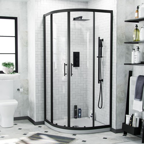 Black matt modern - black,