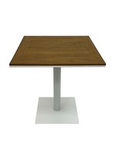 Square cafe table garden - cafe, table,