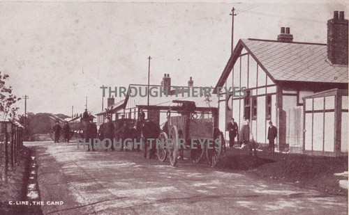 Ww1 photo postcard chiseldon - ww1,
