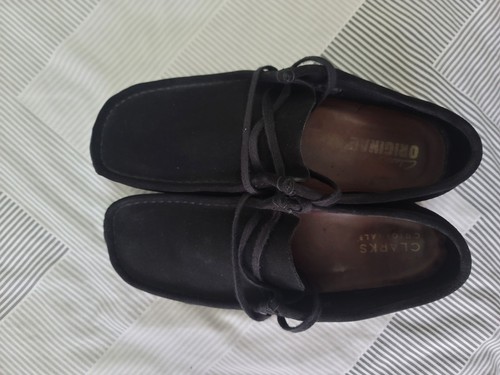 Clarks wallabees black uk11 - clarks,