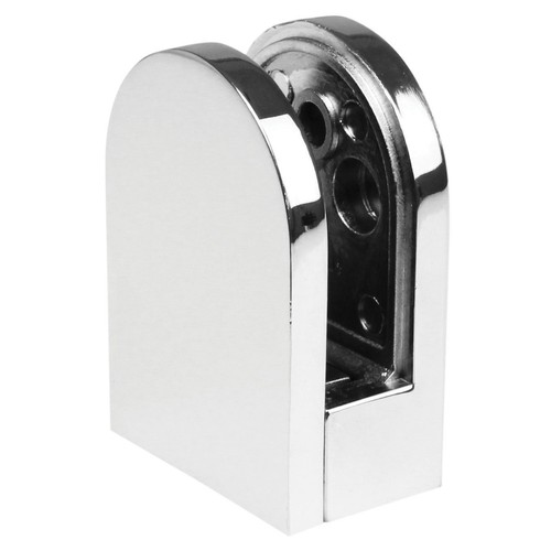 Round glass clamp bracket - round, 60mm