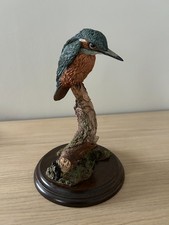 Kingfisher Figurine. Hand crafted by Rachael Cooper for Country Artists