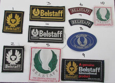GENUINE BELSTAFF CLOTH BADGES VINTAGE FROM THE FACTORY WHEN IT CLOSED