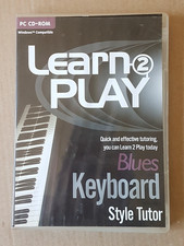 Learn 2 Play - Blues Keyboard Style Tutor - PC CD-ROM Windows