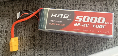 Hrb 5000mah 100c ec5 - 22.2v, 6s