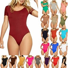 Ladies Short Sleeve Stretchy