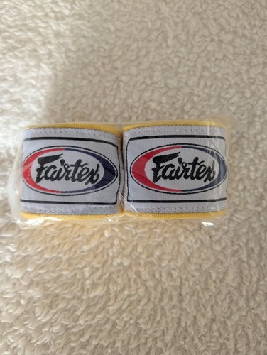 Fairtex handwraps yellow - fairtex, in