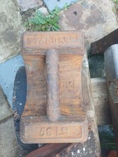 Vintage Cast Iron 56 Lb Weight In Good Condition
