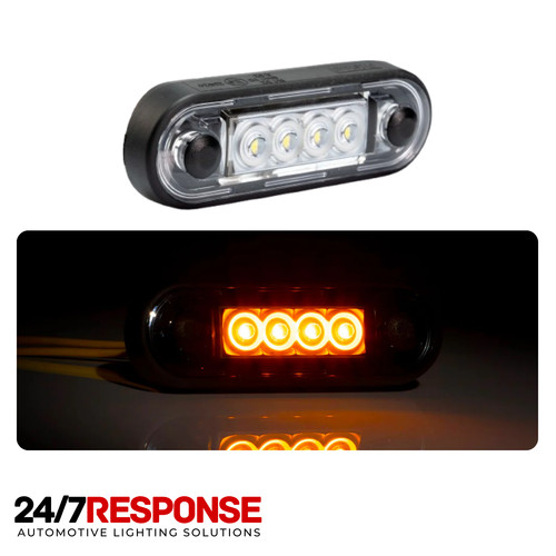 Amber led 24v marker lamp - amber,