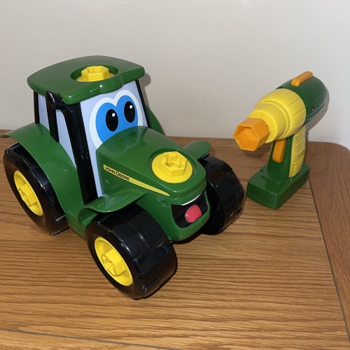 John deere tractor and drill - john,
