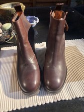 Whistles Beautiful Cow Leather Brown Ankle Boot 40/7 Rrp £195