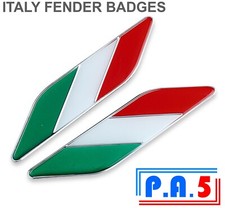 2x Italy Flag Wing / Fender