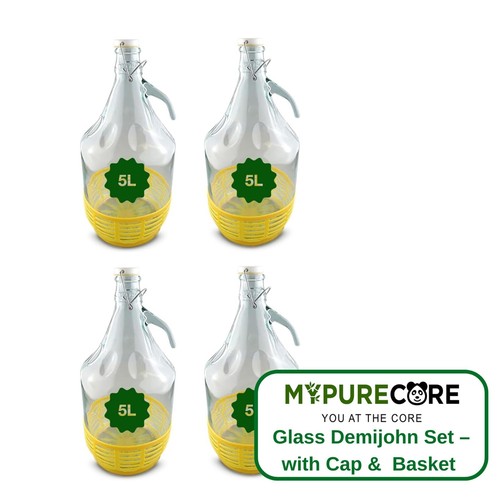 Demijohn glass set - set, –