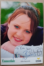 ORIGINAL AUTOGRAPHED EMMERDALE