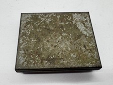 VINTAGE METAL STORAGE BOX WITH