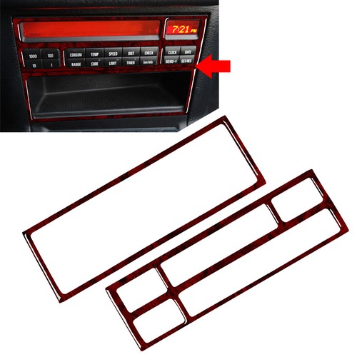 Red wood grain console - grain,